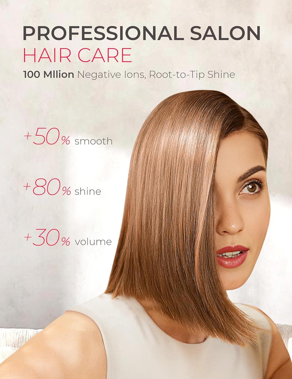 TYMO AIRHYPE Lite Hair Dryer x1, Comb Attachment x1, Concentrator Attachment x1