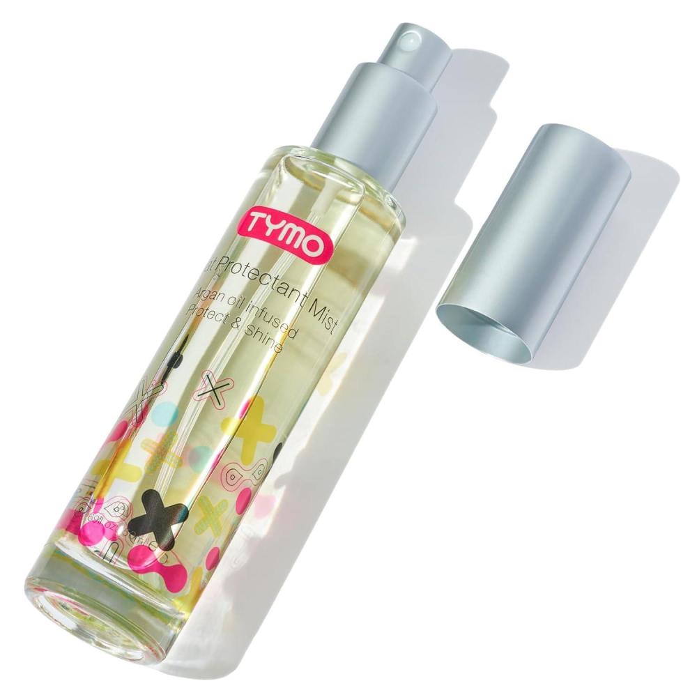 TYMO Heat Protectant Spray for Hair with Argan Oil for Styling Tools, Heat Protection Spray to Smooth & Hydrate, Natural Clean Formulation, Multi-benefit Treatment, Lightweight for All Hair Types(1.69 Fl Oz (Pack of 1))