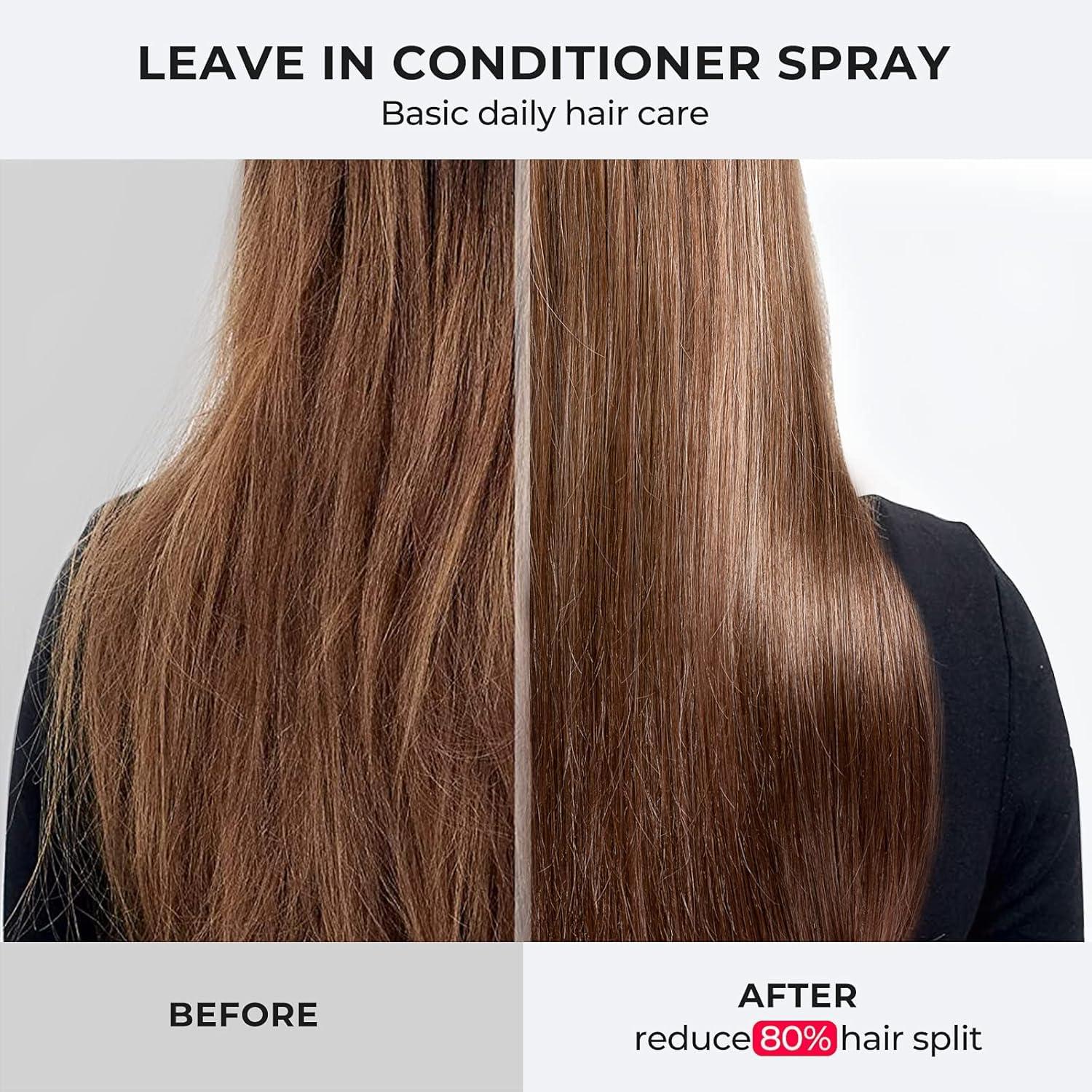 TYMO Heat Protectant Spray for Hair with Argan Oil for Styling Tools, Heat Protection Spray to Smooth & Hydrate, Natural Clean Formulation, Multi-benefit Treatment, Lightweight for All Hair Types(1.69 Fl Oz (Pack of 1))
