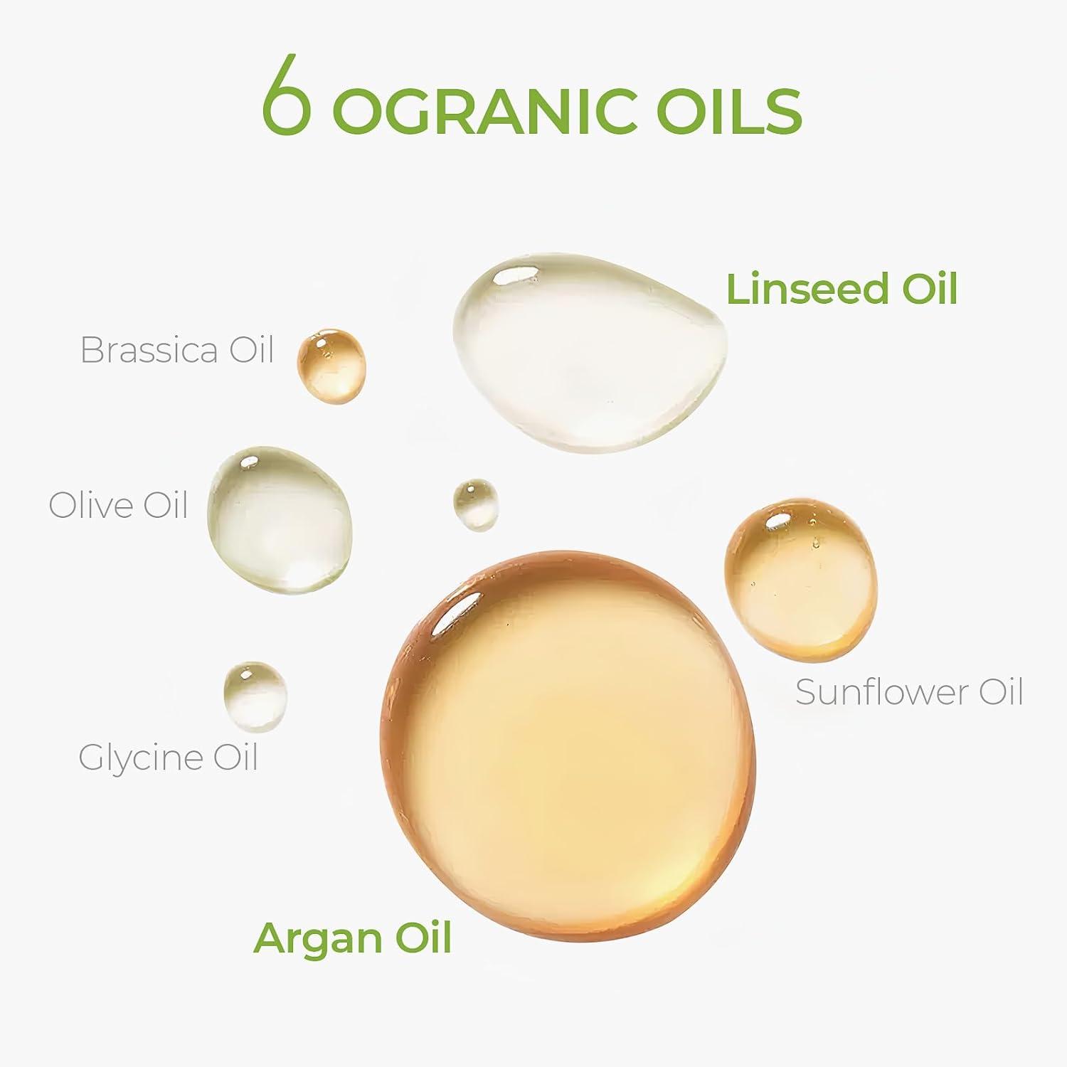 TYMO Argan Hair Oil Spray – Hydrating Natural 6 Blend Oil for Frizzy & Dry Hair, Organic Pure Formula, Daily Use for Hair, Smooth Damaged Ends, Olive Oil Infused, Add Shine(1.69 Fl Oz (Pack of 1))